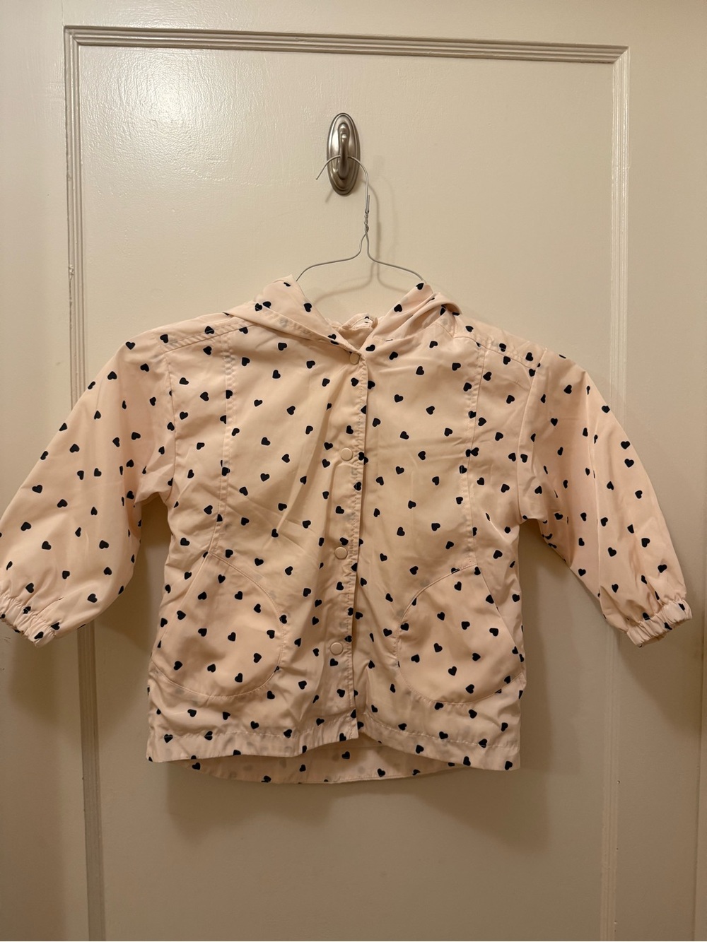 Zara Kids Hooded Heart Windbreaker